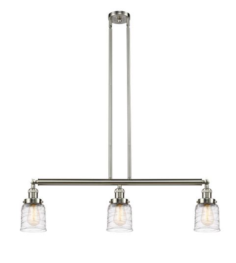 Franklin Restoration LED Island Pendant in Brushed Satin Nickel (405|213-SN-G513-LED)