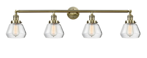 Franklin Restoration Four Light Bath Vanity in Antique Brass (405|215-AB-G172)