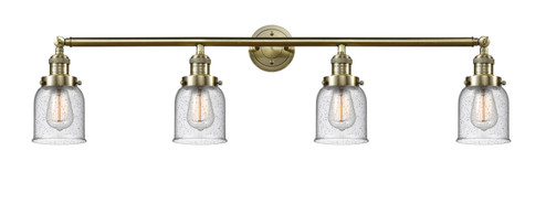 Franklin Restoration Four Light Bath Vanity in Antique Brass (405|215-AB-G54)