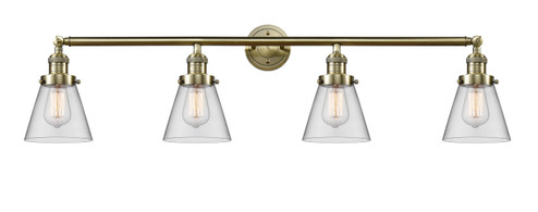 Franklin Restoration Four Light Bath Vanity in Antique Brass (405|215-AB-G62)