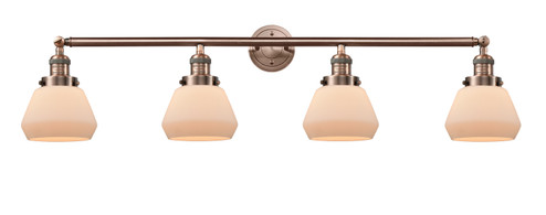 Franklin Restoration Four Light Bath Vanity in Antique Copper (405|215-AC-G171)