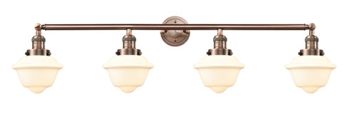 Franklin Restoration Four Light Bath Vanity in Antique Copper (405|215-AC-G531)