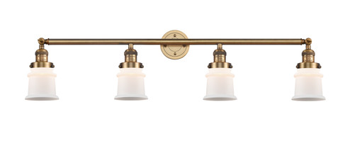 Franklin Restoration Four Light Bath Vanity in Brushed Brass (405|215-BB-G181S)