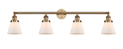 Franklin Restoration Four Light Bath Vanity in Brushed Brass (405|215-BB-G61)