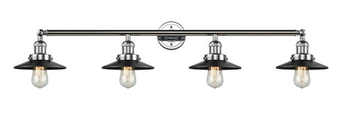 Franklin Restoration Four Light Bath Vanity in Polished Chrome (405|215-PC-M6BK)