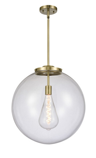 Essex LED Pendant in Antique Brass (405|221-1S-AB-G202-18-LED)
