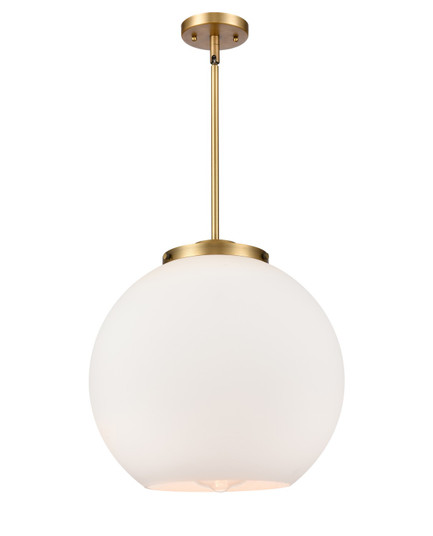 Essex LED Pendant in Brushed Brass (405|221-1S-BB-G121-16-LED)