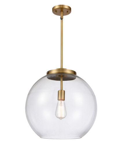 Essex One Light Pendant in Brushed Brass (405|221-1S-BB-G122-16)
