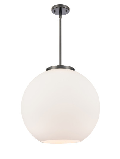 Essex One Light Pendant in Matte Black (405|221-1S-BK-G121-18)