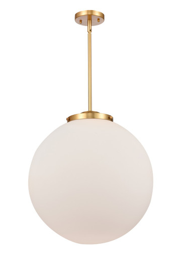 Essex One Light Pendant in Satin Gold (405|221-1S-SG-G201-18)