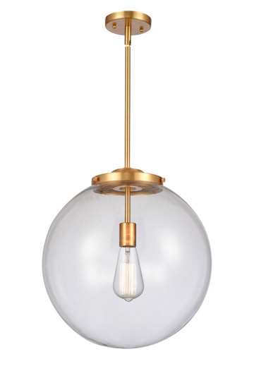 Essex One Light Pendant in Satin Gold (405|221-1S-SG-G202-16)