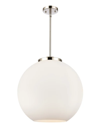 Essex Three Light Pendant in Polished Nickel (405|221-3S-PN-G121-18)