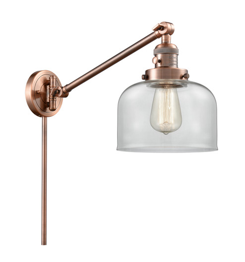 Franklin Restoration One Light Swing Arm in Antique Copper (405|237-AC-G72)