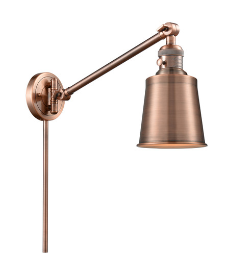 Franklin Restoration LED Swing Arm Lamp in Antique Copper (405|237-AC-M9-AC-LED)