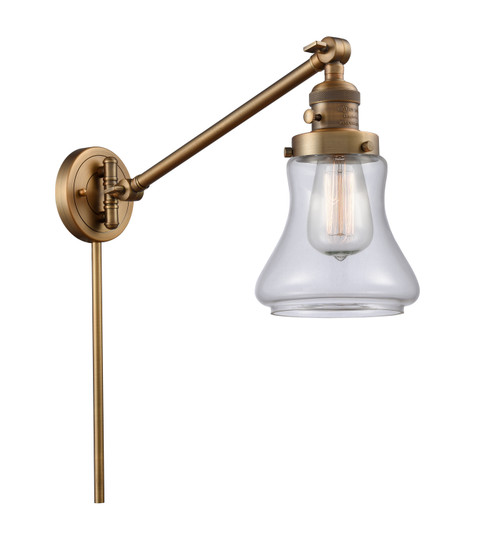 Franklin Restoration One Light Swing Arm Lamp in Brushed Brass (405|237-BB-G192)