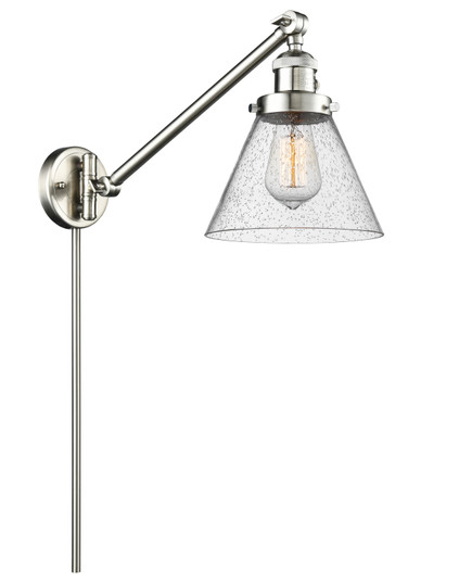 Franklin Restoration One Light Swing Arm in Brushed Satin Nickel (405|237-SN-G44)