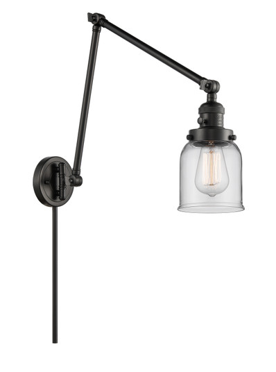 Franklin Restoration LED Swing Arm Lamp in Matte Black (405|238-BK-G52-LED)