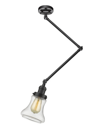 Franklin Restoration One Light Flush Mount in Antique Copper (405|238C-AC-G182)
