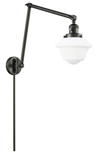 Franklin Restoration One Light Swing Arm Lamp in Oil Rubbed Bronze (405|238-OB-G531)