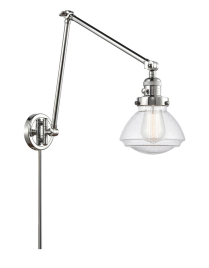 Franklin Restoration One Light Swing Arm Lamp in Polished Chrome (405|238-PC-G324)