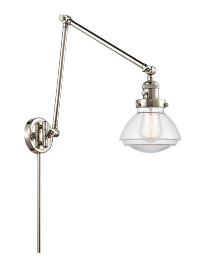 Franklin Restoration LED Swing Arm Lamp in Polished Nickel (405|238-PN-G322-LED)