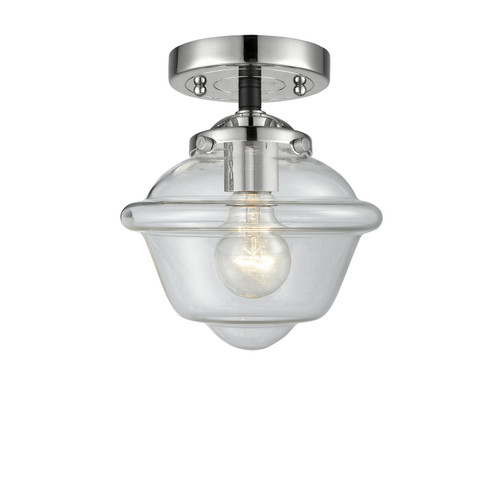 Nouveau LED Semi-Flush Mount in Black Polished Nickel (405|284-1C-BPN-G532-LED)