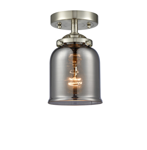 Nouveau One Light Semi-Flush Mount in Brushed Satin Nickel (405|284-1C-SN-G53)