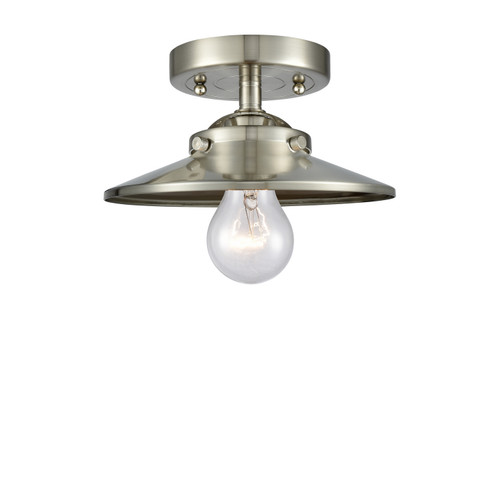 Nouveau LED Semi-Flush Mount in Brushed Satin Nickel (405|284-1C-SN-M2-SN-LED)