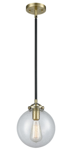Nouveau One Light Mini Pendant in Black Antique Brass (405|284-1S-BAB-G204-8)