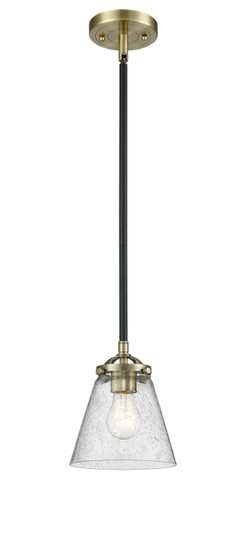 Nouveau One Light Mini Pendant in Black Antique Brass (405|284-1S-BAB-G64)