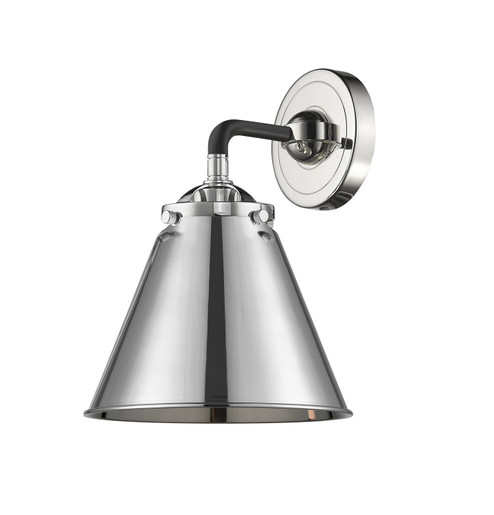 Nouveau One Light Wall Sconce in Black Polished Nickel (405|284-1W-BPN-M13-PN)