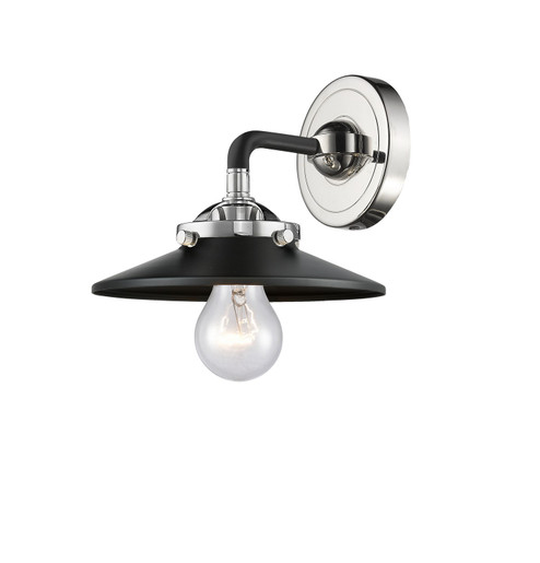 Nouveau LED Wall Sconce in Black Polished Nickel (405|284-1W-BPN-M6-BK-LED)