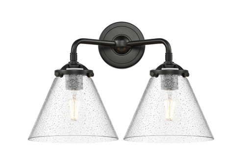 Nouveau Two Light Bath Vanity in Oil Rubbed Bronze (405|284-2W-OB-G44)
