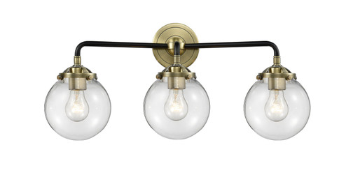 Nouveau LED Bath Vanity in Black Antique Brass (405|284-3W-BAB-G202-6-LED)