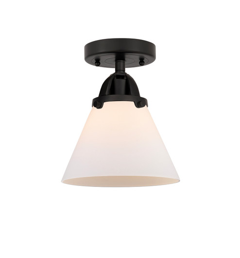 Nouveau 2 One Light Semi-Flush Mount in Matte Black (405|288-1C-BK-G41)