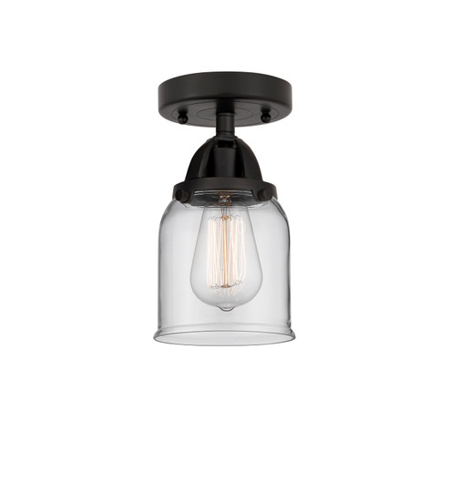 Nouveau 2 One Light Semi-Flush Mount in Matte Black (405|288-1C-BK-G52)
