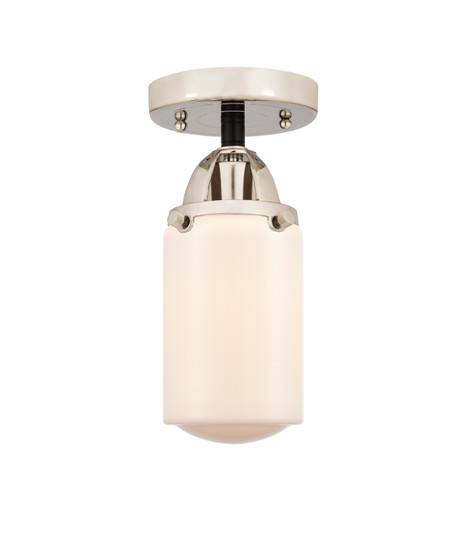 Nouveau 2 One Light Semi-Flush Mount in Black Polished Nickel (405|288-1C-BPN-G311)