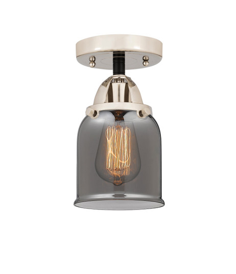 Nouveau 2 LED Semi-Flush Mount in Black Polished Nickel (405|288-1C-BPN-G53-LED)