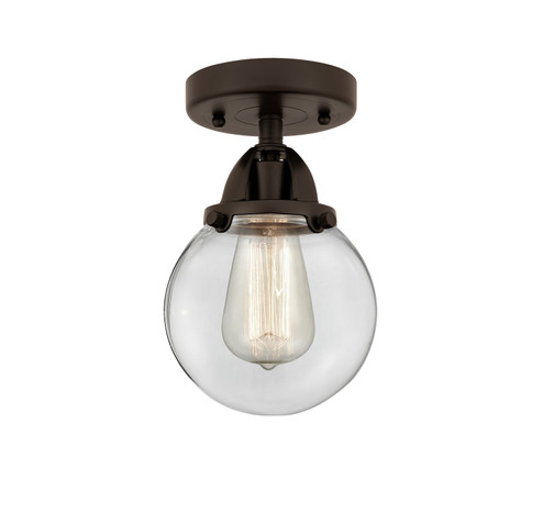 Nouveau 2 LED Semi-Flush Mount in Oil Rubbed Bronze (405|288-1C-OB-G202-6-LED)