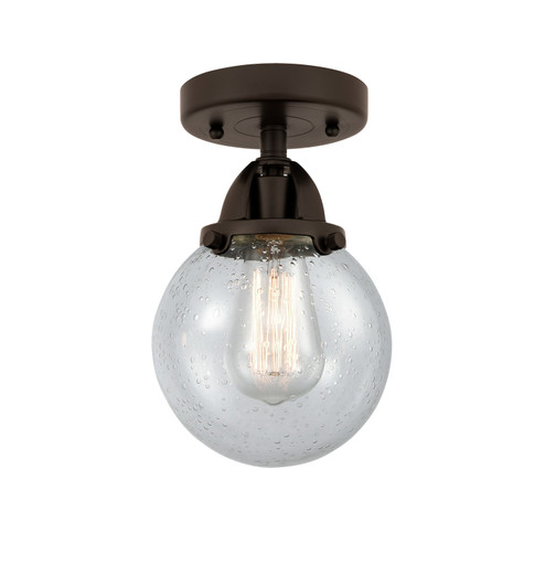 Nouveau 2 LED Semi-Flush Mount in Oil Rubbed Bronze (405|288-1C-OB-G204-6-LED)