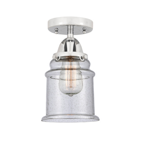 Nouveau 2 One Light Semi-Flush Mount in Polished Chrome (405|288-1C-PC-G184)