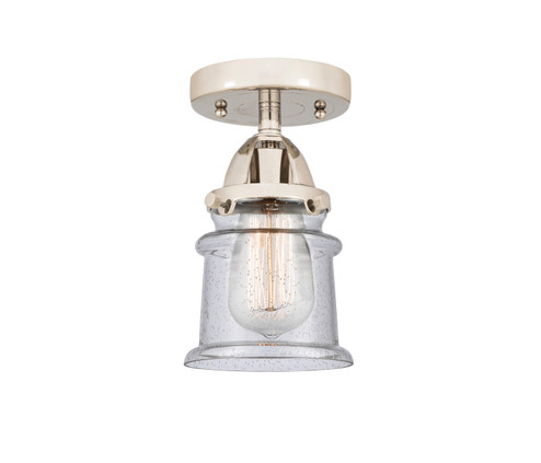 Nouveau 2 One Light Semi-Flush Mount in Polished Nickel (405|288-1C-PN-G184S)