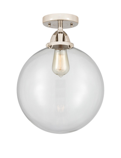 Nouveau 2 One Light Semi-Flush Mount in Polished Nickel (405|288-1C-PN-G202-10)