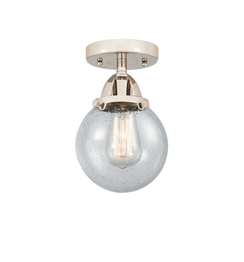 Nouveau 2 LED Semi-Flush Mount in Polished Nickel (405|288-1C-PN-G204-6-LED)