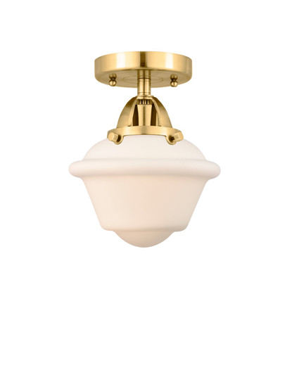 Nouveau 2 LED Semi-Flush Mount in Satin Gold (405|288-1C-SG-G531-LED)