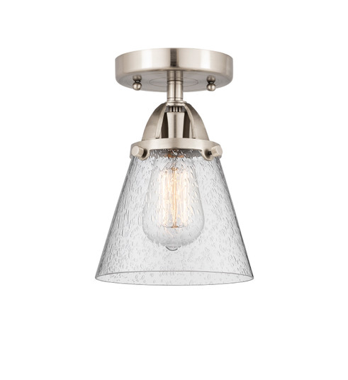 Nouveau 2 LED Semi-Flush Mount in Brushed Satin Nickel (405|288-1C-SN-G64-LED)