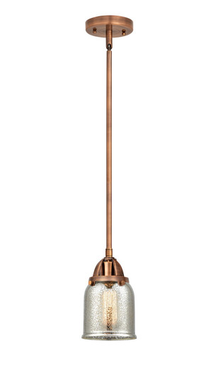 Nouveau 2 LED Mini Pendant in Antique Copper (405|288-1S-AC-G58-LED)