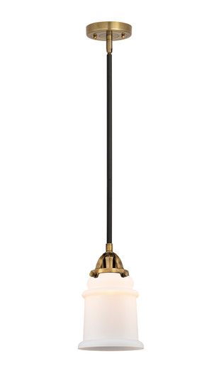 Nouveau 2 One Light Mini Pendant in Black Antique Brass (405|288-1S-BAB-G181)