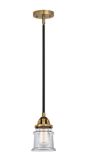 Nouveau 2 LED Mini Pendant in Black Antique Brass (405|288-1S-BAB-G182S-LED)