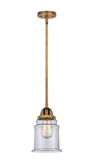 Nouveau 2 One Light Mini Pendant in Brushed Brass (405|288-1S-BB-G182)